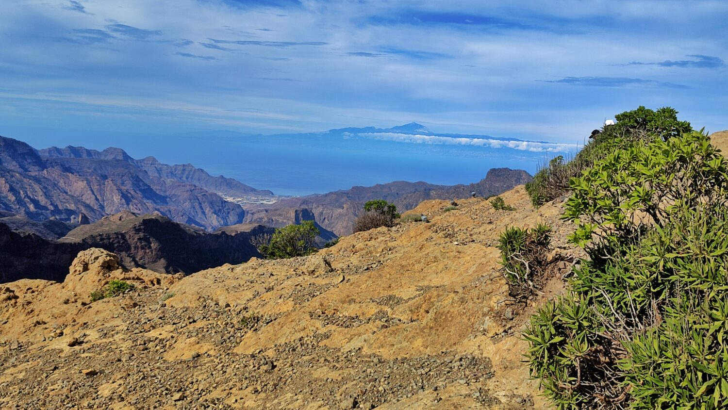 Blick nach Teneriffa