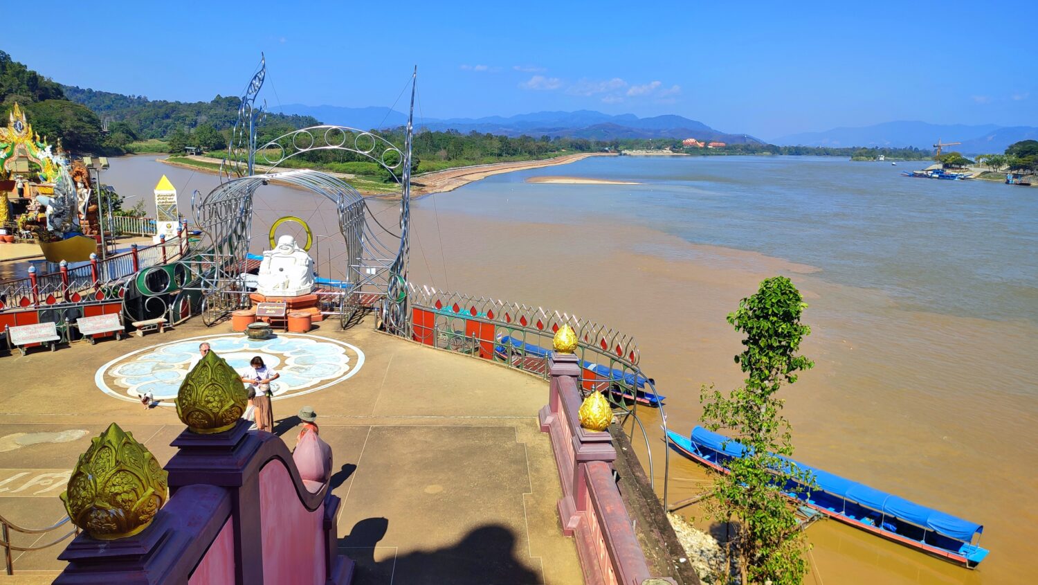 Ruak River trifft Mekong