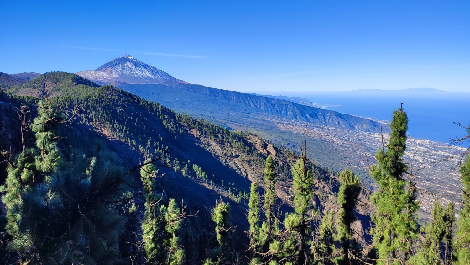 Teide mit Schnee