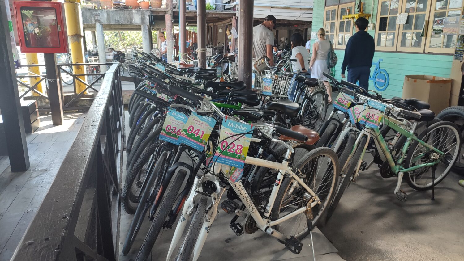 M-Bike Zweirad Mietstation auf der Insel