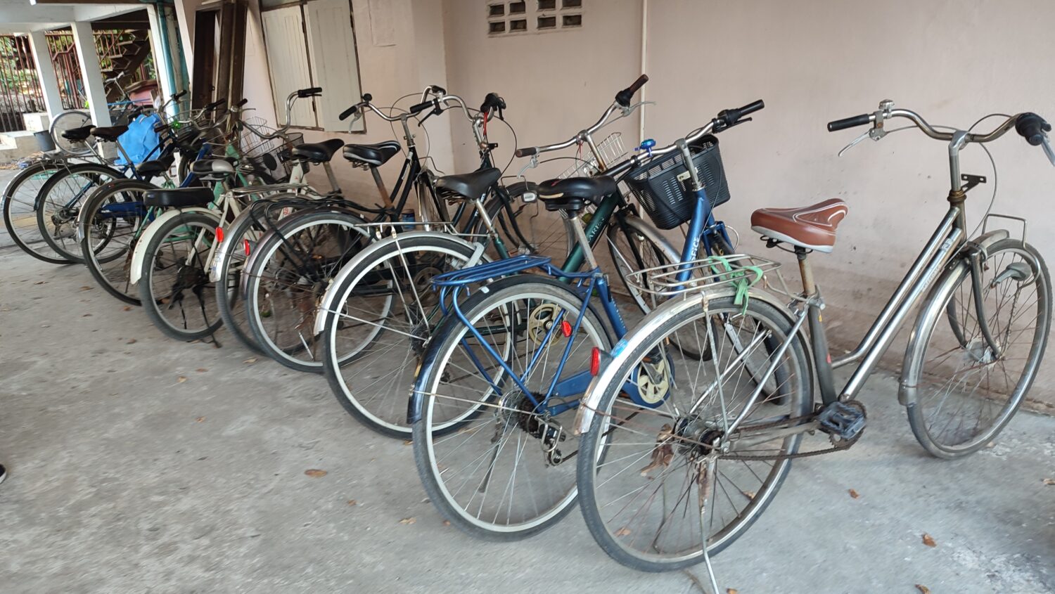 Gratis-Fahrräder Verleih