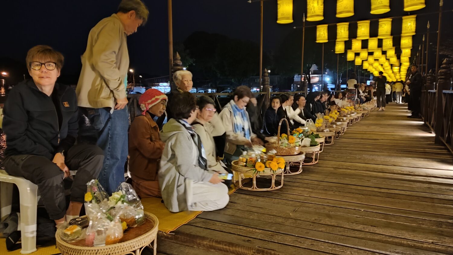 6:15 Uhr - warten auf die Mönche