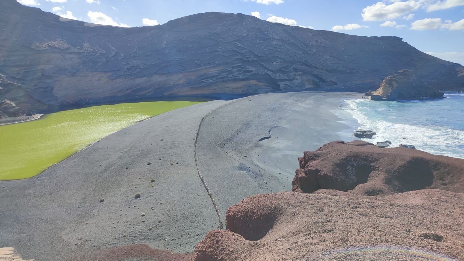 grüne Lagune bei El Golfo